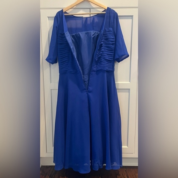 TS. Couture Womens Dress Blue Evening Gown size L/XL NWT - Picture 5 of 10